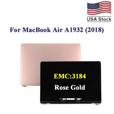 OEM For Macbook Air 13.3in A1932 2018 LCD Display Replacement EMC 3184 Gold