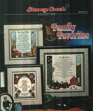 USED FAMILY FAVORITES 5 SAYINGS STONEY CREEK CROSS STITCH PATTERN BOOK