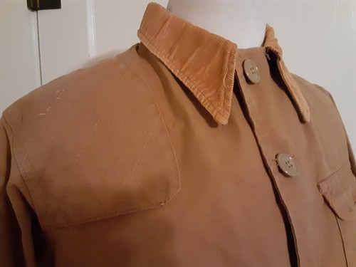 Vtg Red Head Hunting Jacket sz Large Corduroy Collar Brown Cotton Duck Canvas - Picture 10 of 20