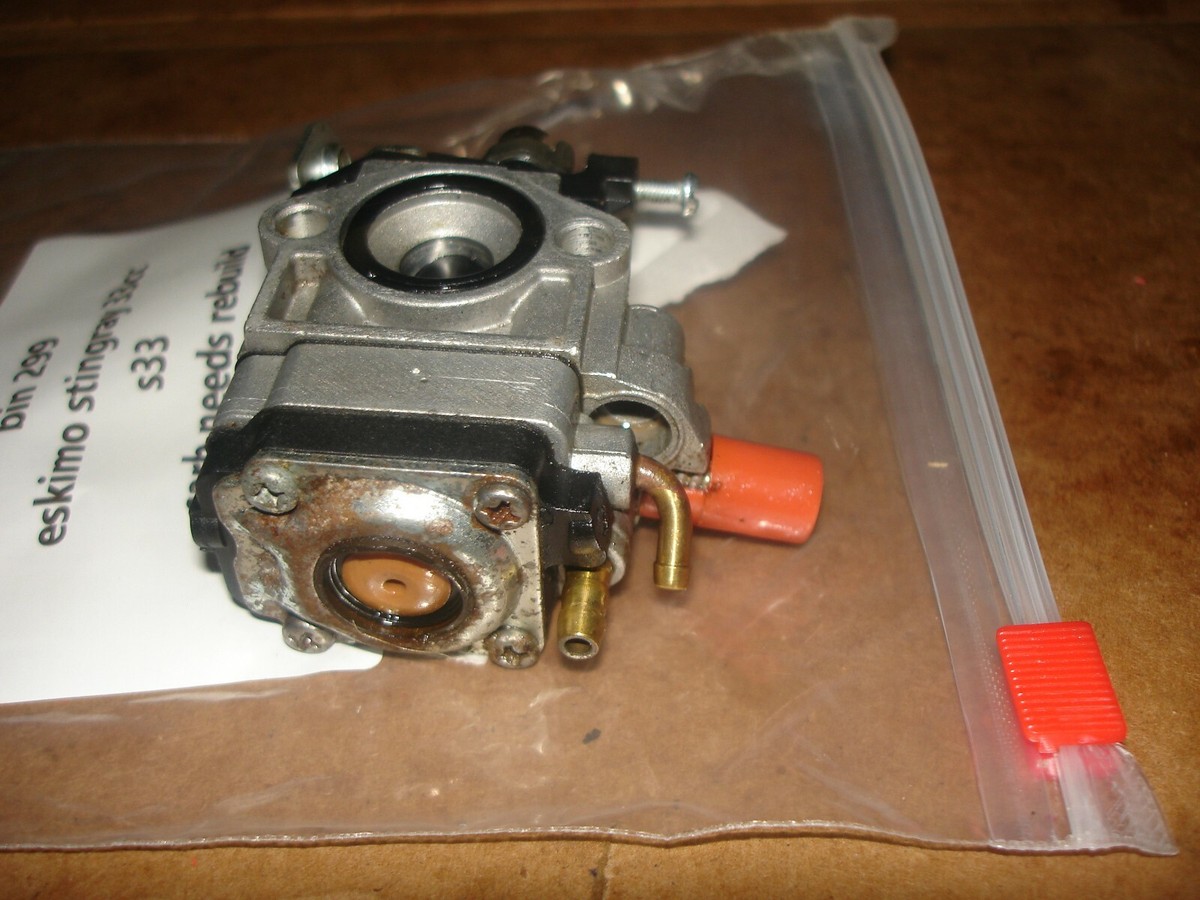 Eskimo Stingray 33cc s33 carburetor ice auger part bin 299