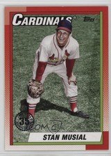 2025 Topps Series 1 1990 Topps Baseball Stan Musial #T90-95 HOF 1oa8