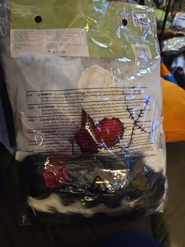 Child's Mini Monster Bride Baby Costume XS 0-6 Months - Image 3 of 4