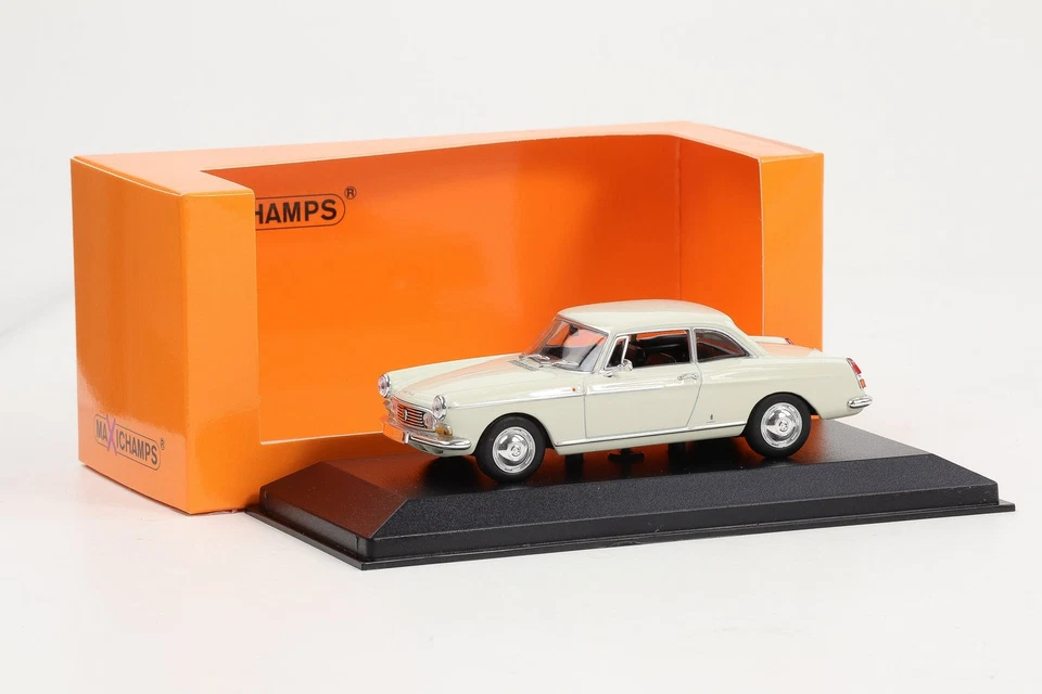 1:43 Minichamps Peugeot 404 Coupé 1962 Bianco Maxichamps - Immagine 3 di 4