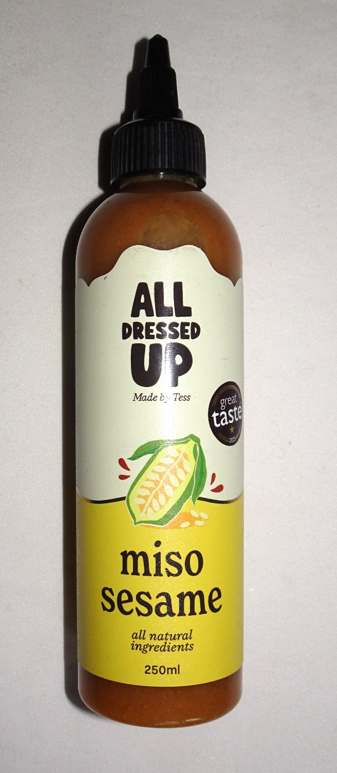 All Dressed Up Dressings - Miso & Sesame Dressing -  1 x 250ml - BB 11/2026