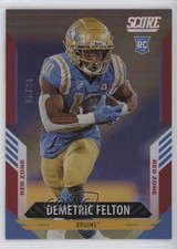 2021 Score Rookies Red Zone Signatures 16/20 Demetric Felton #319 Auto 0l8y