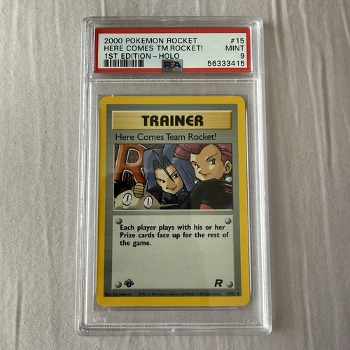 Here Comes Team Rocket! (1st Edition) graded PSA 9 for sale on eBay