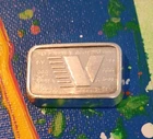 EARLY 1980s☆SILVER AMARK USVI 1oz .999 FINE SILVER BAR INGOT☆ GREAT BAR!