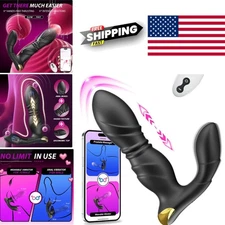 Thrusting Prostate Massager for Men with Nine Vibration Modes and Remote Control