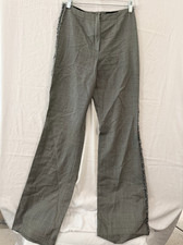 Escada Wool Gray Dress Pants Women's Size 34