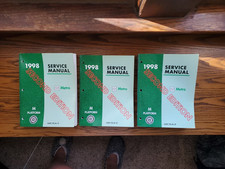 1998 Chevrolet Metro M-platform Shop Service Repair Manual 2nd Edition 3 Vol Set
