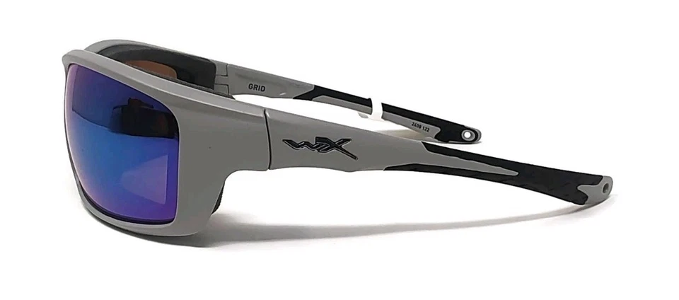 Gafas de sol Wiley X Grid Captivate - gris mate/verde polarizado lente espejo Foto 2 de 4