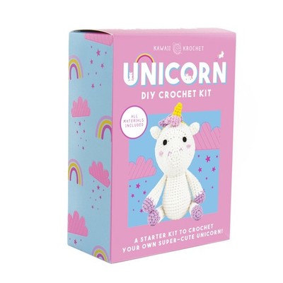 Gift Republic New Kawaii Krochet - DIY Unicorn Crochet Kit, Pink
