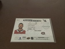 2018-19 PARKHURST PERMITS TOMAS TATAR MONTREAL CANADIENS #PA-14