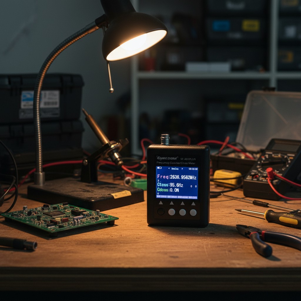 SF401 Plus Radio Frequency Counter: Compact, Portable, and Precise Measurement