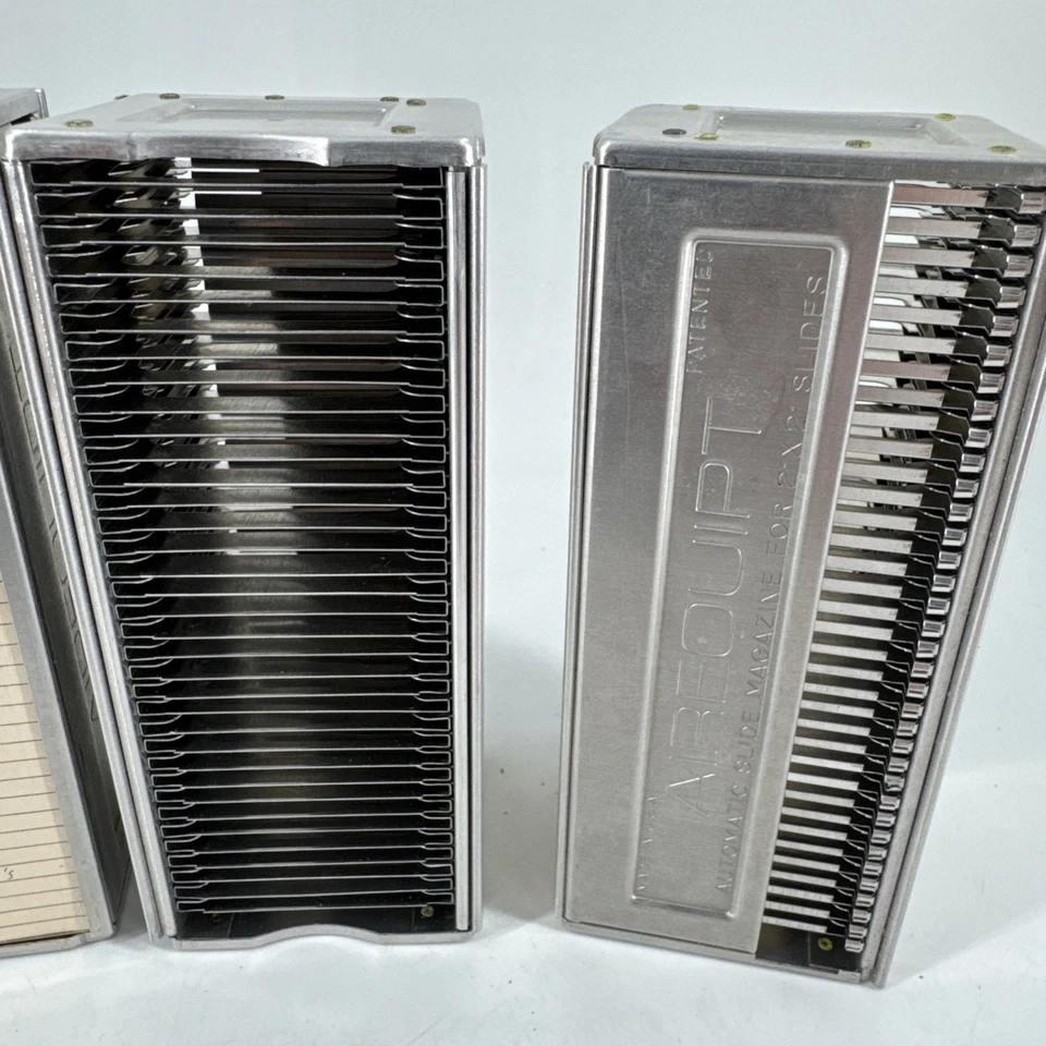 Slide Changer Magazine Trays 4 Total Airequipt Holds 36, 2 x 2" Slides Argus VTG - Image 4 of 4