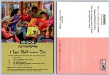 Cartolina Athenos Feta & Hummus GoCard Mediterranean Dip Ricetta Pubblicità