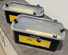 2 x Hudson-pro Tile Wash Kit, Washboy Grouting Cleaning Sponge Trowel Bucket