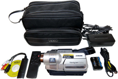 Sony CCD-TRV218E Camcorder Hi8, 8mm, 2,5'' LCD + USB Grabber  zum Digitalisieren