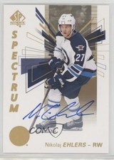 2016-17 SP Authentic Spectrum Auto Nikolaj Ehlers #69 Auto 0w0l