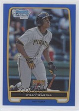 2012 Bowman Chrome Prospects Blue Refractor 194/250 Willy Garcia #BCP168 ix8