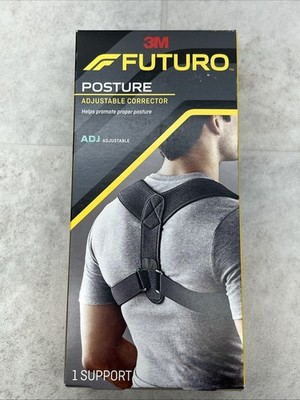 3M Futuro Posture Corrector   Adjustable Support | One Size Fits Most | Black