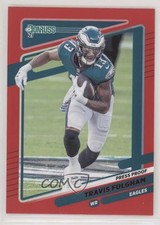 2021 Panini Donruss Press Proof Red Travis Fulgham #110 0b3