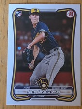 2026 Bowman • Jacob Misiorowski Rookie Card Base #35 • Milwaukee Brewers