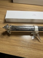 Silverplated Teddy Bear Birth Certificate Holder, Great Gift Idea, New In Box