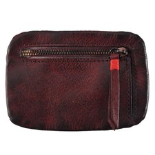 Vintage Men's Genuine Leather Coin Purse Card Case Holder Wallet Clutch9425
