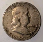 1951 D U.S. Franklin Silver Half Dollar You Grade
