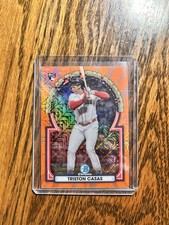 2023 Bowman Triston Casas Rookie of the Year Favorites Orange Mojo Refractor /25