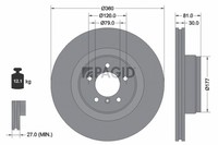 2X Pagid Bremsscheibe InnenbelüFtet Ø360Mm FüR Land Rover Range LM