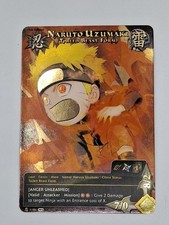 Naruto CCG, Naruto Uzumaki (Tailed Beast Form), 1184, 1st Edition, NM