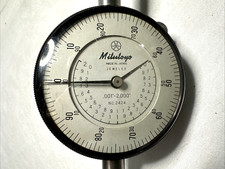 Mitutoyo 2424 Dial Indicator 0-2.000" Jeweled 0.001 Graduations Japan Up to 2"