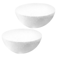 2 Pcs Foam Half Ball Floral Arrangement Supplies Crafts Balls