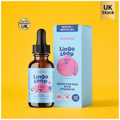 Lingo Leap Kindertropfen - Zeolith Detox für Sprachverzögerungen Therapie 30 ml UK 