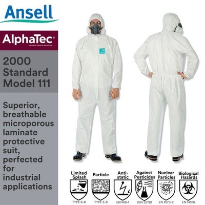 Ansell Microgard  2000 TS Plus Overall WH20T-00111-03 Medium (34er-Box) UVP 448 £