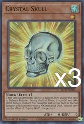 Crystal Skull BLCR-EN022 Battles of Legend: Crystal Revenge Ultra Rare 1st Edition