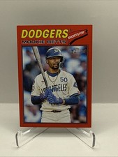 2026 Topps Heritage Mookie Betts Red Border SP #12 Los Angeles Dodgers