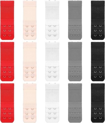 15 Pcs Bra Extender 2 Hook, Bra Extenders 2 Hooks Elasticfor Plus Size Women, Co