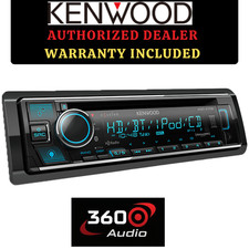 Kenwood eXcelon KDC-X705 Single DIN CD Receiver Bluetooth HD Radio Alexa USB