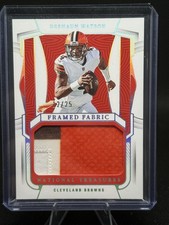 2022 Panini National Treasures - Framed Fabric Deshaun Watson #FFA-DWA Holo...