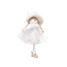 6pcs Christmas Decoration Angel for Doll Pendant Tree Hanging Ornaments Holiday