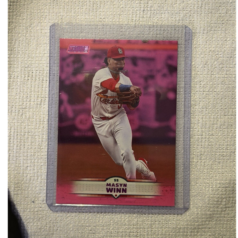Topps 2025 Stadium Club Masyn Winn #183 St. Louis Cardinals Pink Parallel