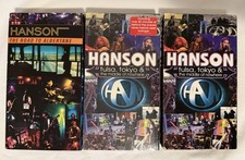 Lot of 3 Hanson VHS Tapes: 1 Brand New Sealed 2 Used SEE DESC