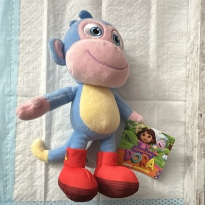 Nickelodeon Dora the Explorer Boots Monkey Plush Stuffed Animal Small 
