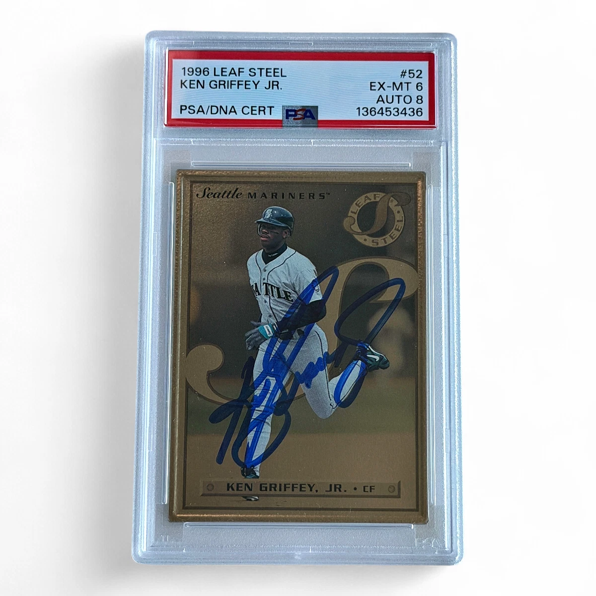 Donruss Ken Griffey Jr Baseball Autographed Sports Trading Cards 