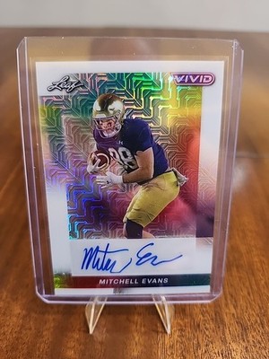 Mitchell Evans [White Mojo] #BA-ME1 2024 Leaf Vivid Autograph. 1/6