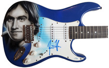 James Taylor Signed Autographed Hand Airbrushed Painting Guitar UACC AFTAL ACOA