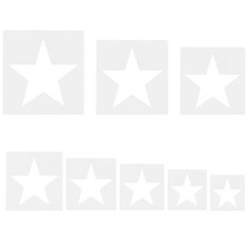 8 Pcs Large Star Stencil Different Sizes Template Painting Art Craft Decor